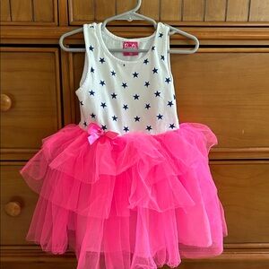 Barbie White Top with Blue Stars